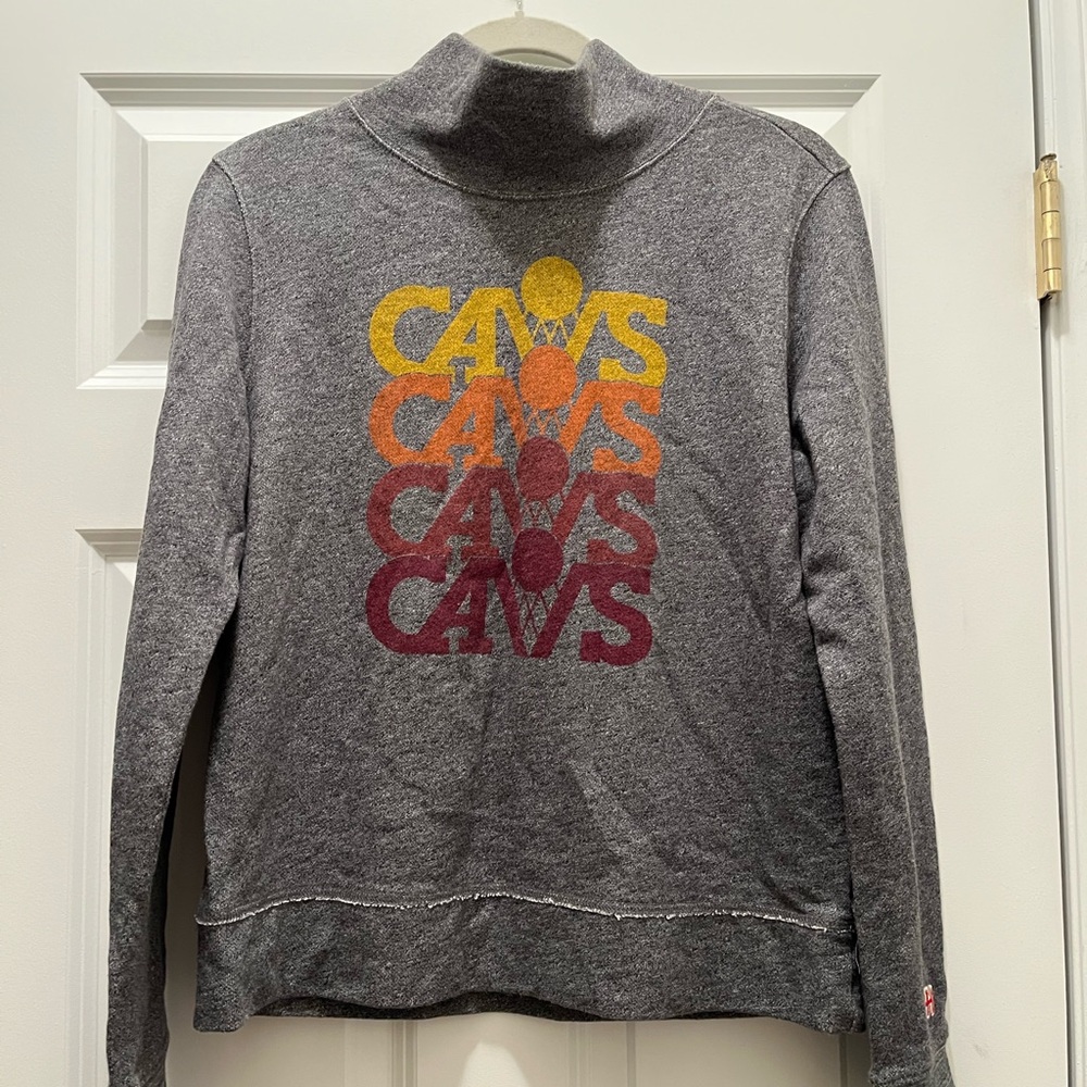 Gray CAVS Sweater